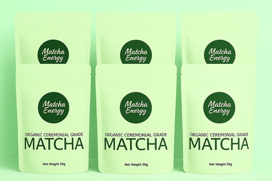 Ceremonial Grade Matcha Powder - 300g (6 x 50g Pouches)