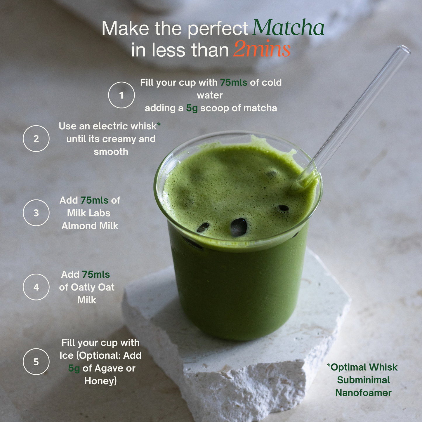 Organic Ceremonial Grade Matcha Powder - 150g (3 x 50g Pouches)