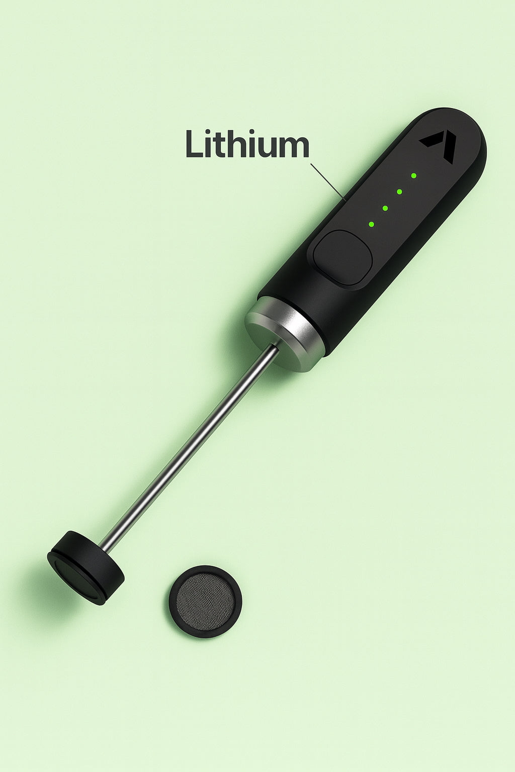 Subminimal Nanofoamer Black Lithium - Matcha Microfoam