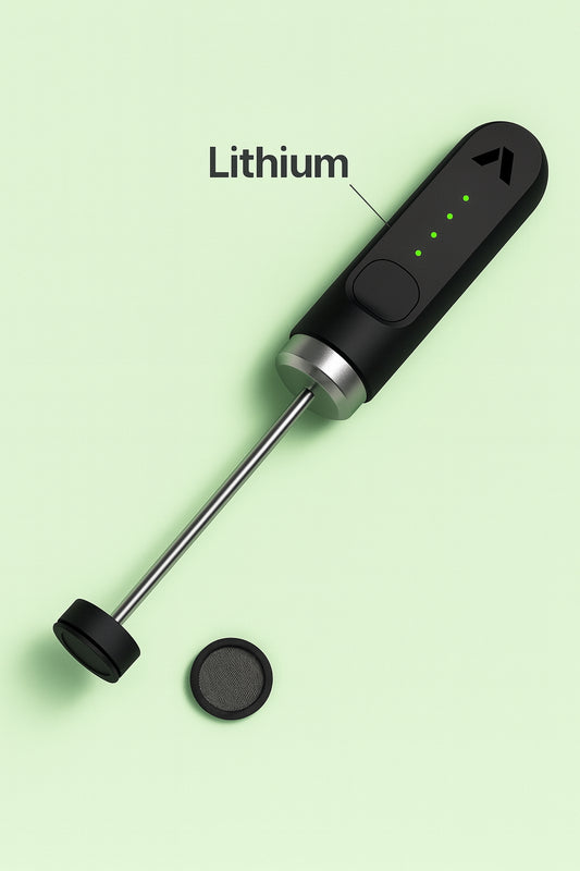 Subminimal Nanofoamer Black Lithium - Matcha Microfoam